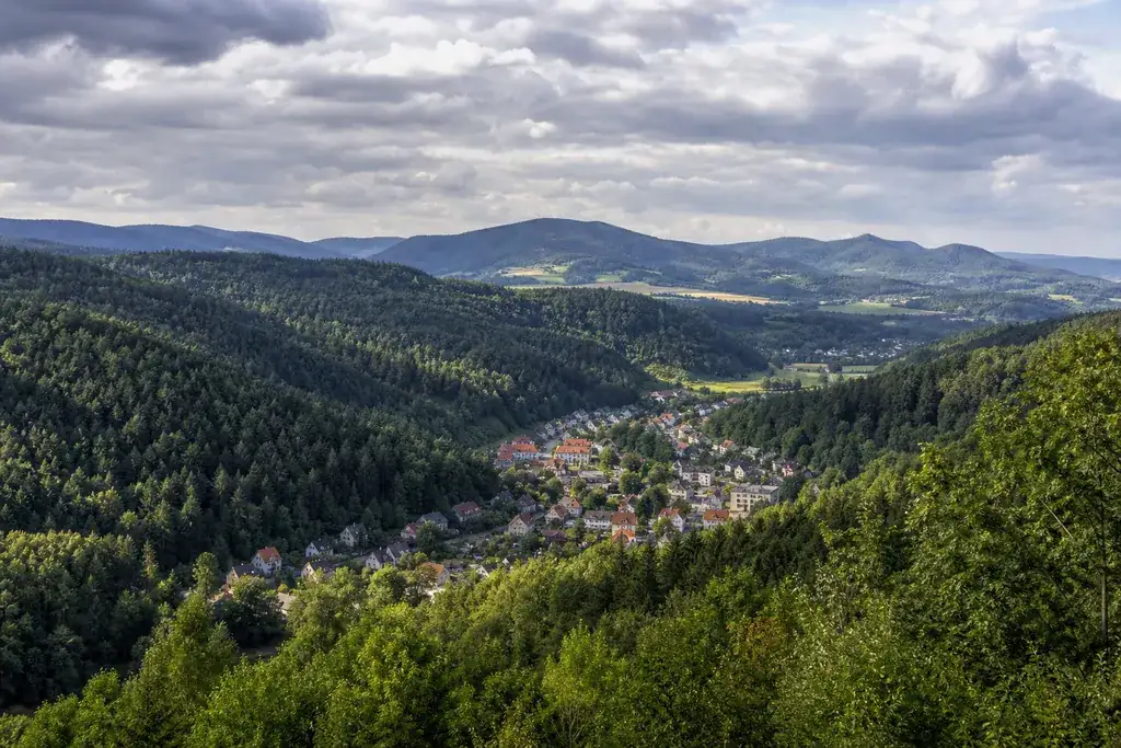 Typische Landschaft von Thüringen, Symbolbild für Strompreise und Grundversorgung im Bundesland.
